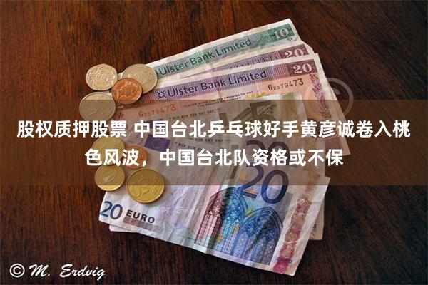 股权质押股票 中国台北乒乓球好手黄彦诚卷入桃色风波，中国台北队资格或不保
