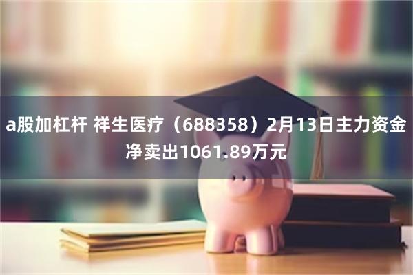 a股加杠杆 祥生医疗（688358）2月13日主力资金净卖出1061.89万元